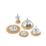 ست فرچه سیمی سر دریلی افشان رونیکس 5 عددی مدل RH-9939