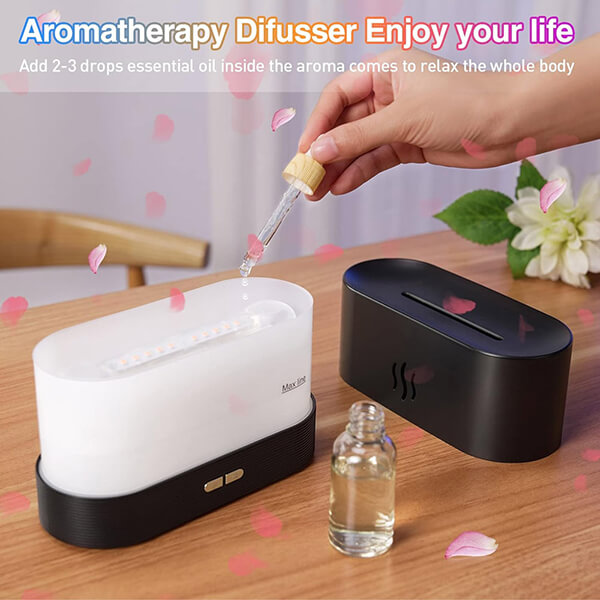 دستگاه بخور سرد و خوشبوکننده شیائومی طرح شعله Flame Humidifier 14 دستگاه بخور سرد و خوشبوکننده شیائومی طرح شعله Flame Humidifier - Image 4