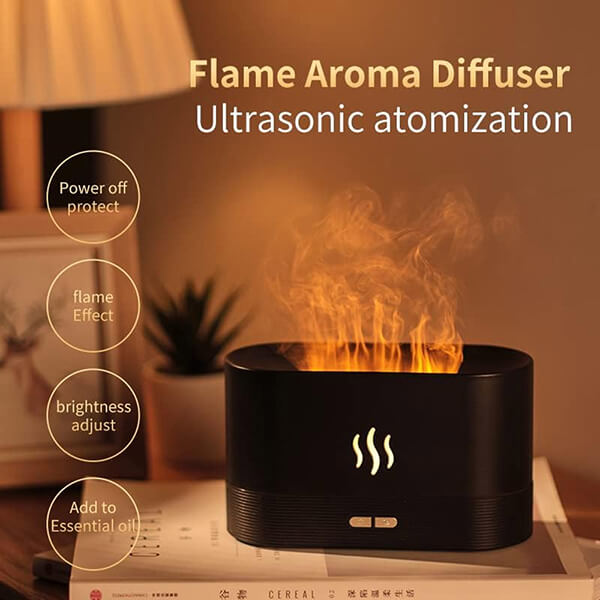 دستگاه بخور سرد و خوشبوکننده شیائومی طرح شعله Flame Humidifier 18 دستگاه بخور سرد و خوشبوکننده شیائومی طرح شعله Flame Humidifier - Image 8